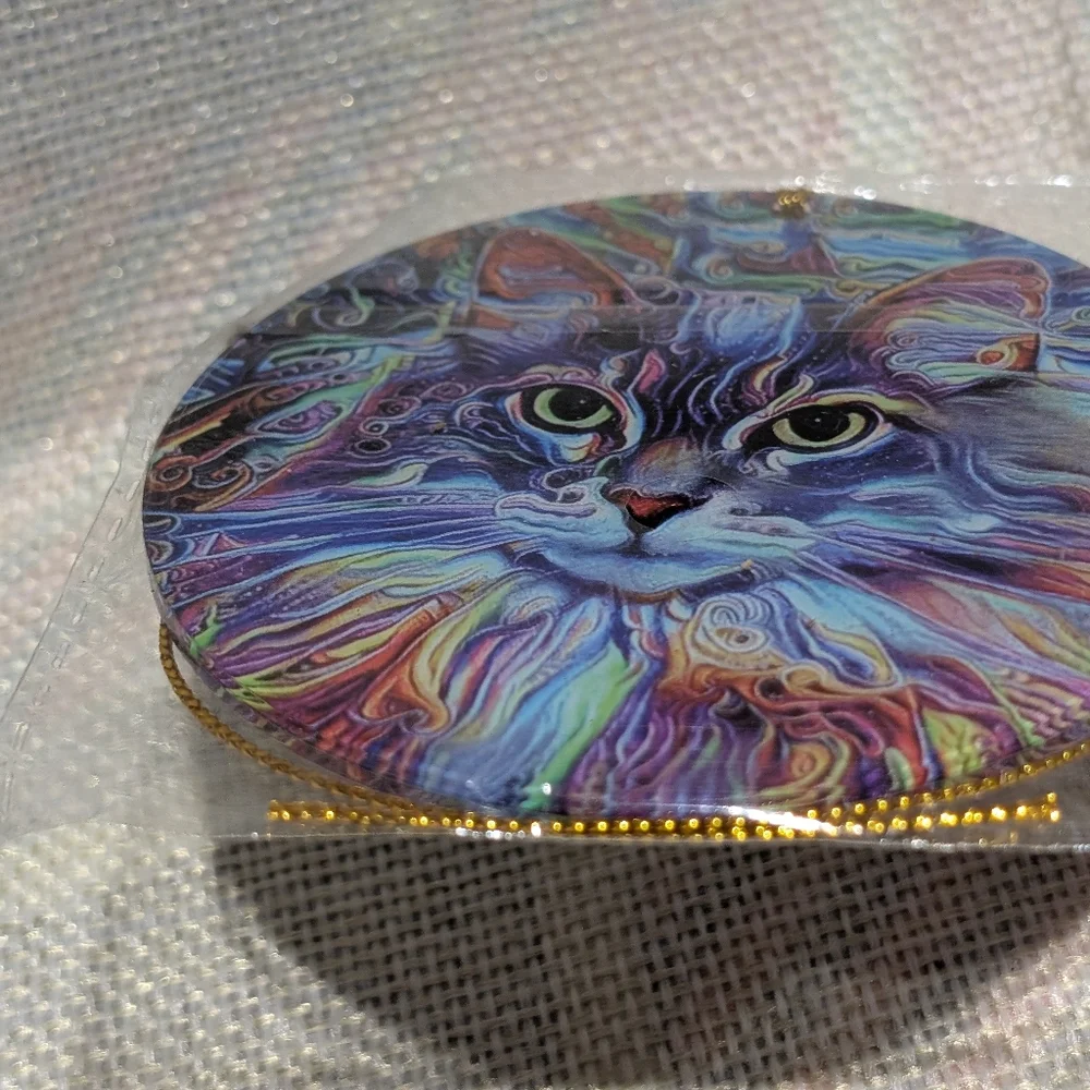 Colorful Cat Hanging Ornament Decor
